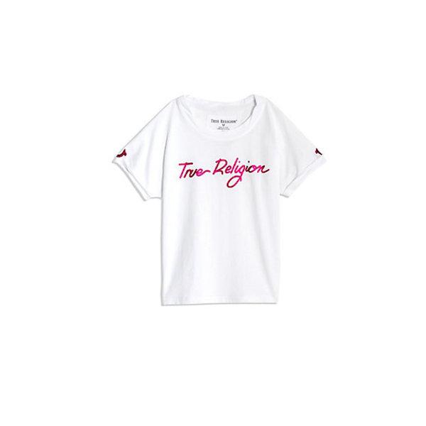 Gradient Toddler/big Kids Tee | White | Size 2t | True Religion