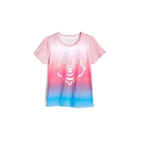 Dip Dye Buddha Toddler/little Kids Tee | Fuschia | Size 3t | True Religion