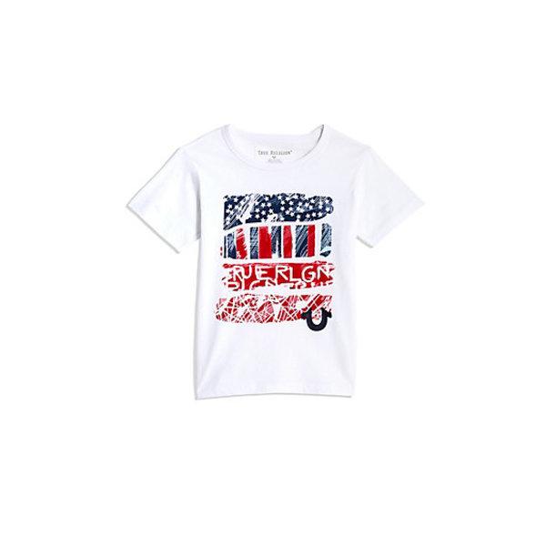 Kids Painted American Tee | White | Size Medium | True Religion