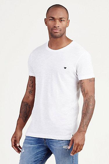 True Religion Russell Westbrook Elongated Slub Tee - White