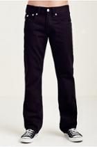 Men's Straight Fit Black Jean | Size 30 | True Religion