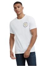 Mens Wavy Buddha Brand Tee | White | Size X Small | True Religion