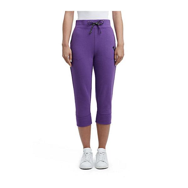 Women's True Capri Jogger | Plum | Size X Small | True Religion