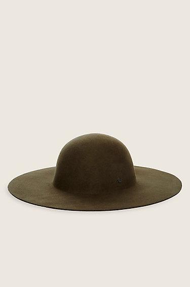 True Religion Floppy Womens Hat - Olive