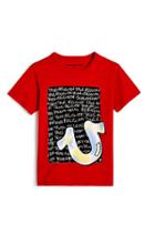 Kids Color Tee | Bright Red | Size 2t | True Religion