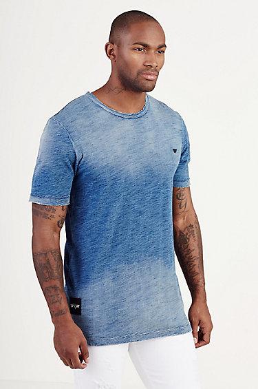 True Religion Russell Westbrook Elongated Mens Tee - Indigo