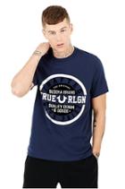 Crafted Mens Tee | Navy | Size Xx Large | True Religion