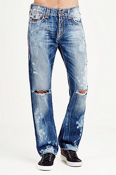 True Religion Ricky Straight Super T Mens Jean - Indigo Anthem