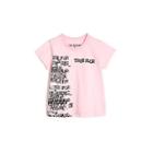 Typewriter Kids Tee | Pink | Size Medium | True Religion