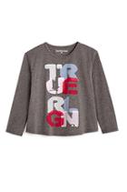 Toddler/little Kids Graphic Long Sleeve Shirt | Grey | Size 2t | True Religion