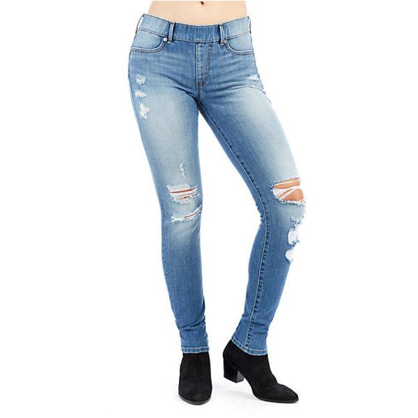 Jennie Curvy Runway Womens Legging | Sunday Destroy | Size X Small | True Religion