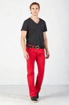 True Religion Ricky Straight Mens Red Jean - True Red