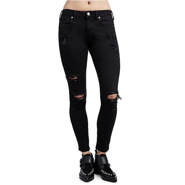 Womens Distressed Jennie Curvy Skinny Jean | Bold Bedrock | Size 24 | True Religion
