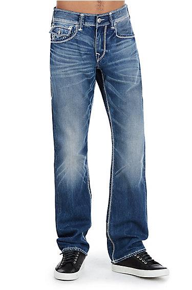 Straight Natural Mega T Mens Jean | Hidden Night | Size 32 | True Religion