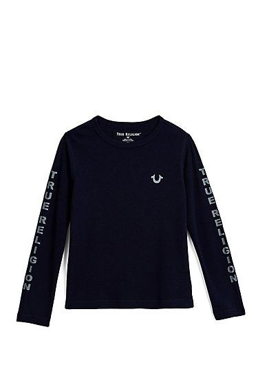 Graphic Kids Tee | Midnight | Size Large | True Religion