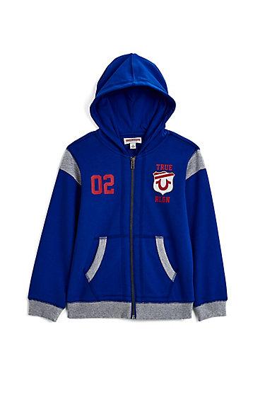 Toddler/little Kids Varsity Hoodie | Cobalt | Size 2t | True Religion