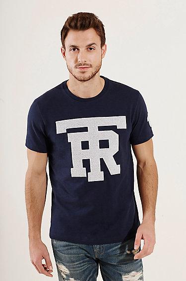 True Religion University Of Tr Graphic Mens Tee - Navy