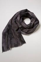 True Religion Black Camo Scarf - Black