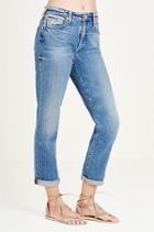 True Religion Cora Straight High Rise Cropped Womens Jean