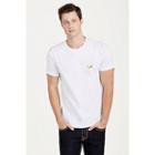 Metallic Gold Double Puff Mens Tee | Optic White | Size X Large | True Religion