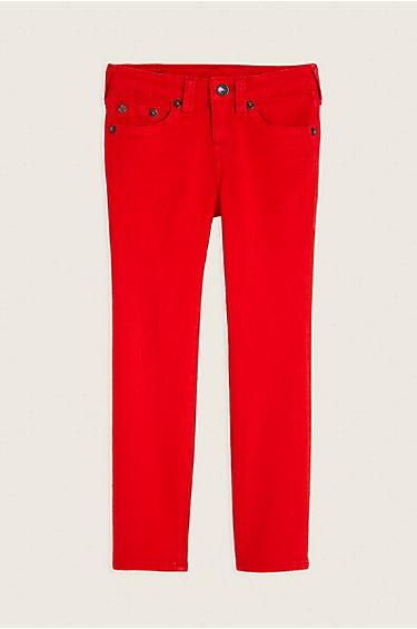 Geno Toddler/little Kids Jean | Red | Size 7 | True Religion