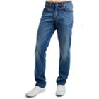 Mens Stretch Super T Geno Slim Jean W/ Flap | Moody Blues | Size 28 | True Religion