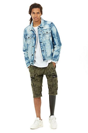 Raw Edge Dylan Denim Mens Jacket | Famous Blues | Size Small | True Religion