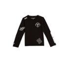 Toddler/little Kids Tagged Graphic Long Sleeve Shirt | Black | Size 3t | True Religion