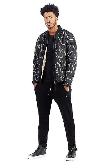 Camouflage Mens Jacket | Printed Camo | Size Xx Large | True Religion