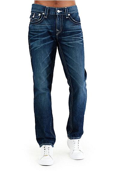 Dark Wash W/flap Mens Skinny Jean | Indigo Heavens | Size 28 | True Religion