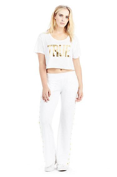 Womens Breakaway Pant | White | Size X Small | True Religion