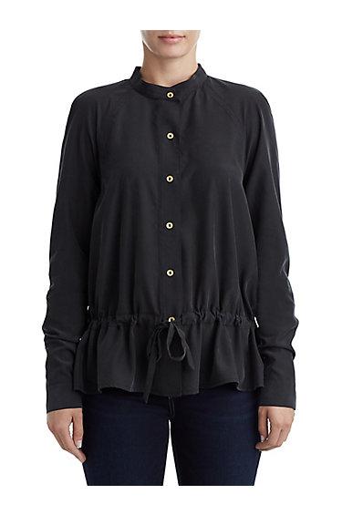 Open Back Womens Top | Black | Size X Small | True Religion