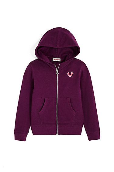 Marled Buddha Toddler/little Kids Hoodie | Amethyst | Size 2t | True Religion