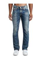 Men's Straight Fit Natural Super T Jean | Feim Wood Stain | Size 28 | True Religion
