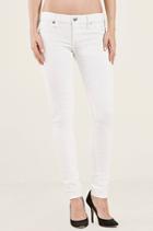 Super Skinny Flap White Womens Jean | True White | Size 32 | True Religion