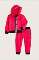 Tape Hoodie Baby Set | Fuschia | Size 12m | True Religion