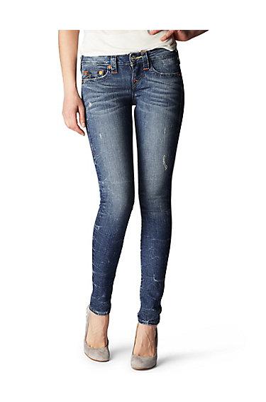 True Religion Stella 32 Inseam Womens Jean - Medium Cliff Rock