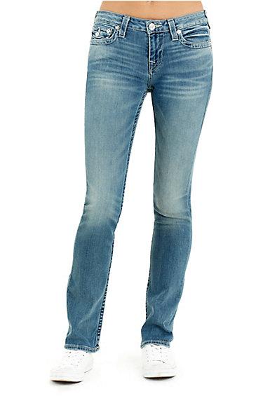 Women's Slim Straight Fit Jean | Shoreline Medium | Size 23 | True Religion