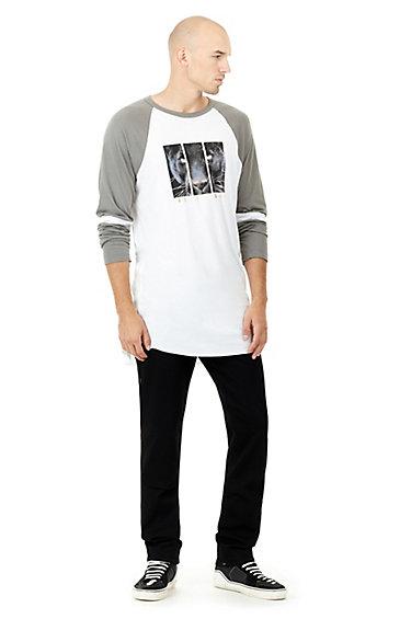 Elongated Mens Raglan | White  | Size Small | True Religion
