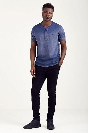 Jack Skinny Runner Mens Pant | Black | Size 33 | True Religion