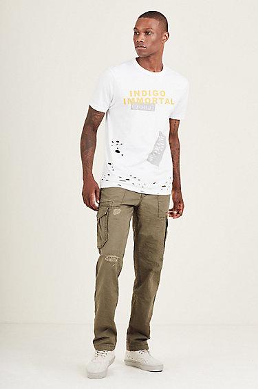 Mens Modern Cargo Pant | Green | Size 31 | True Religion