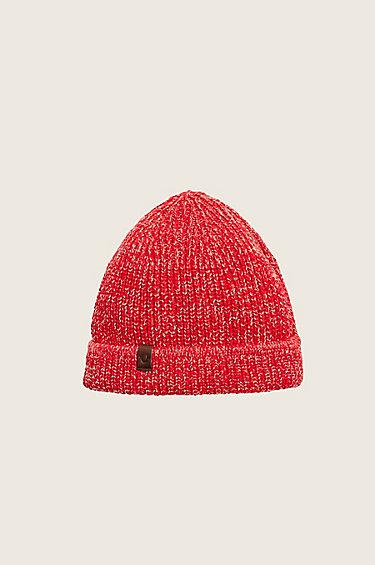 True Religion Two Tone Knit Watchcap - True Red