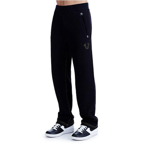 Qt Stitch Slim Mens Sweatpant | Black | Size Xx Large | True Religion