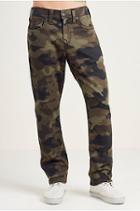 Ricky Big T Mens Jean | Green Camouflage | Size 33 | True Religion