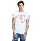 True Horseshoe Mens Tee | White | Size Small | True Religion