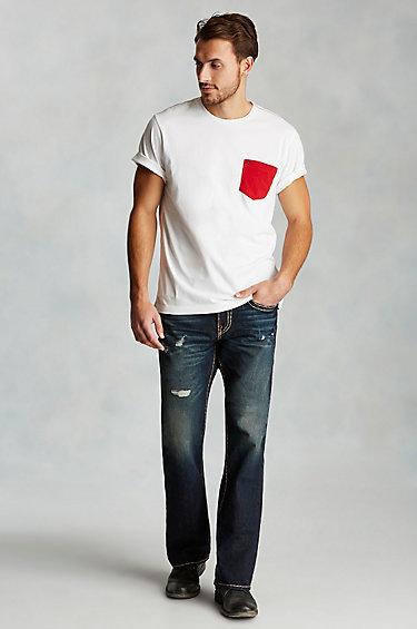 True Religion Billy Bootcut Super T Mens Jean - Indigo Highlights