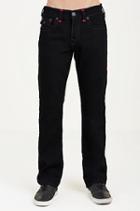 Ricky Straight Super T Mens Jean | Midnight Black | Size 29 | True Religion