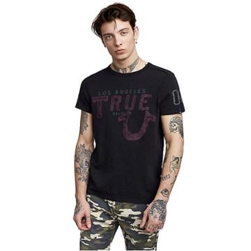 True Horseshoe Mens Tee | Black | Size Large | True Religion