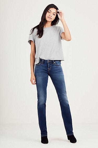 Billie Straight Womens Jean | Tried N True Blue | Size 23 | True Religion
