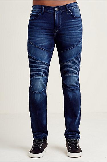 True Religion Rocco Skinny Moto Mens Jean - Indigo Well